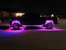 Load image into Gallery viewer, POWERSPORTS IP65 RGB LED 4-WAY APP CONTROLLED UNDERBODY/WHEEL WELL ROCK LIGHT KIT